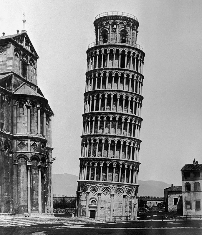 Пизанская башня в XIX веке&nbsp;