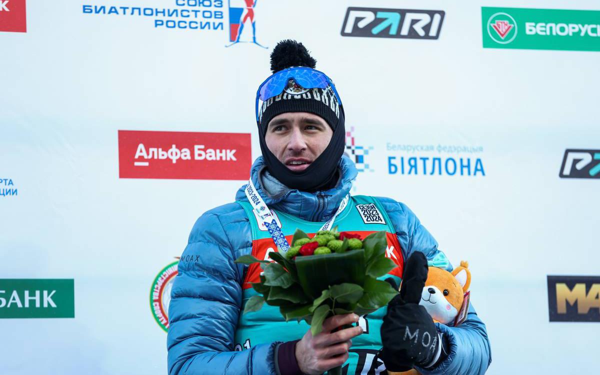 Биатлонист Карим Халили выиграл спринт на чемпионате России