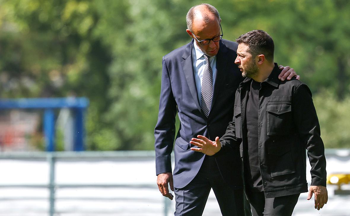 Фридрих Мерц и Владимир Зеленский