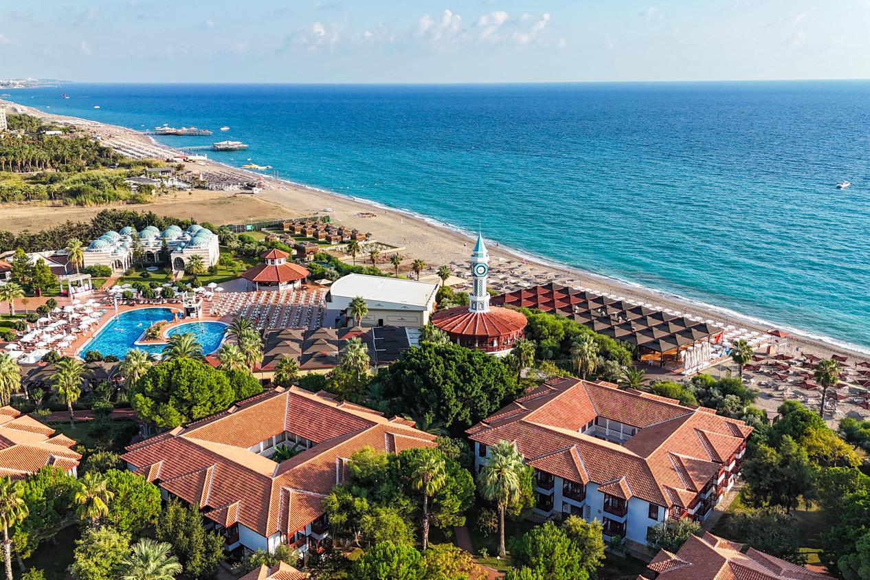 Первая линия и пляж курорта Ali Bey Club &amp; Park Manavgat