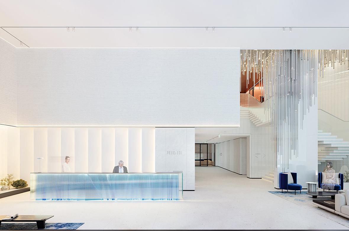 Лобби элитного комплекса «Монблан»