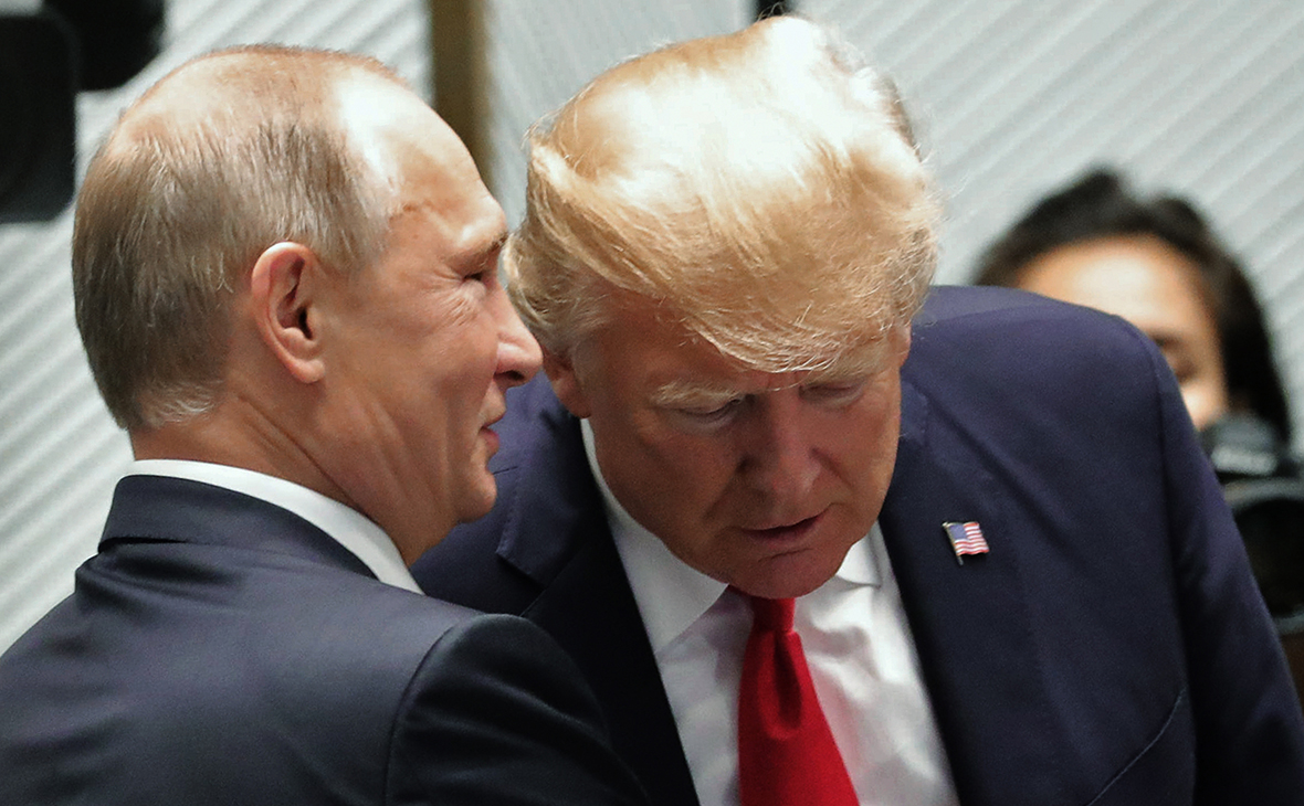 Владимир Путин и Дональд Трамп. Ноябрь 2017 года
