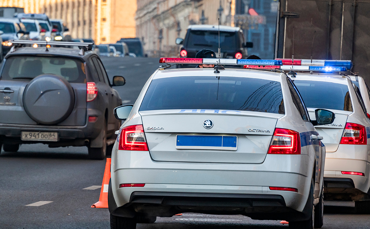 Пять машин столкнулись на Кутузовском проспекте в Москве