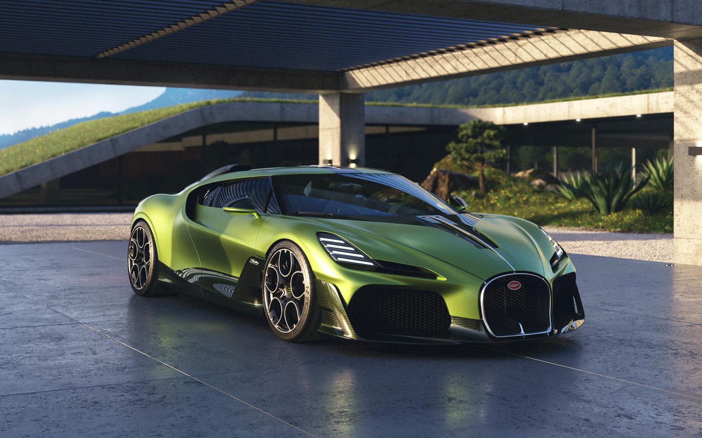 Bugatti показал новый 1600-сильный гиперкар Brouillard. Такой всего один