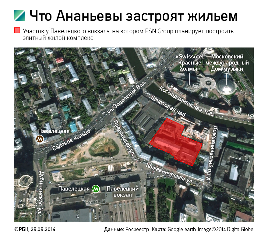 Братья Ананьевы вложат деньги в дорогое жилье у Павелецкого вокзала