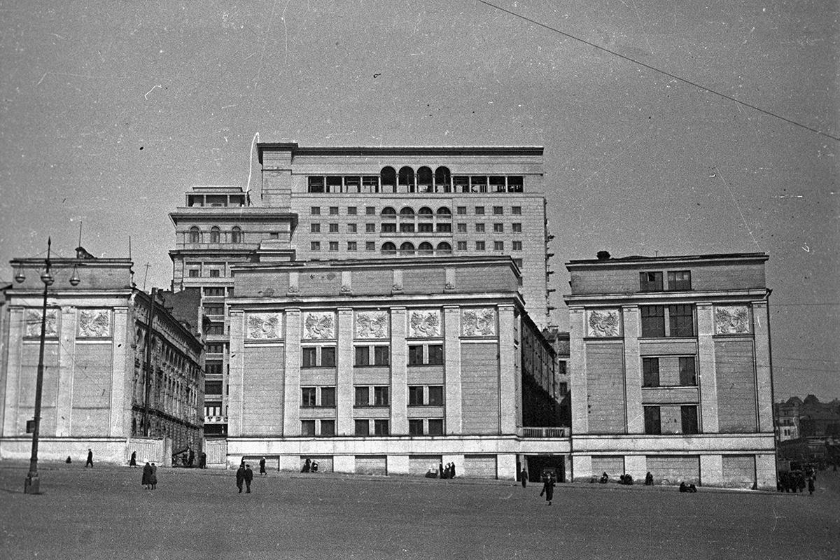 Гостиница &laquo;Москва&raquo;. 1937 год
&nbsp;