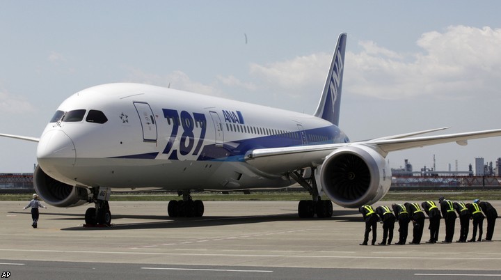 Испытания Boeing 787 Dreamliner в Японии