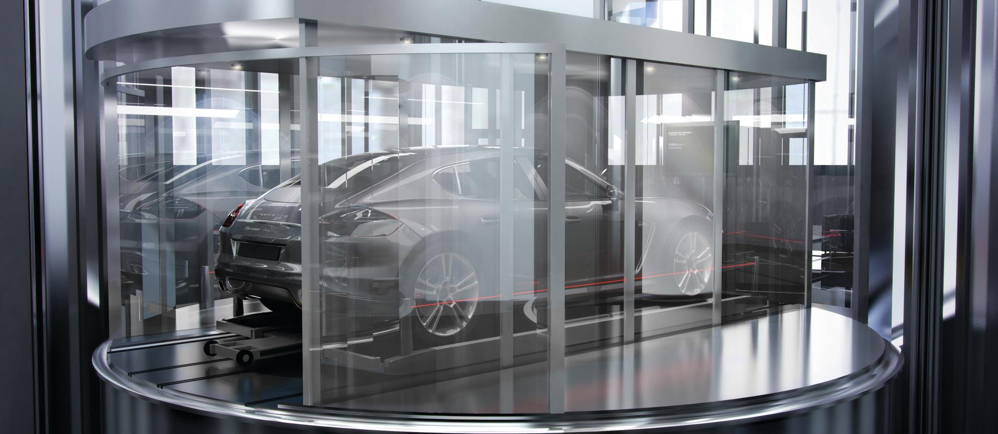 Porsche построит небоскреб с лифтами для автомобилей. Фото