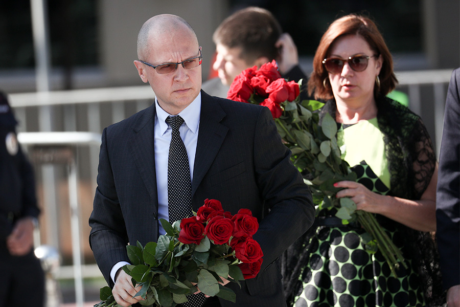 Первый заместитель главы администрации президента Сергей Кириенко с супругой Марией