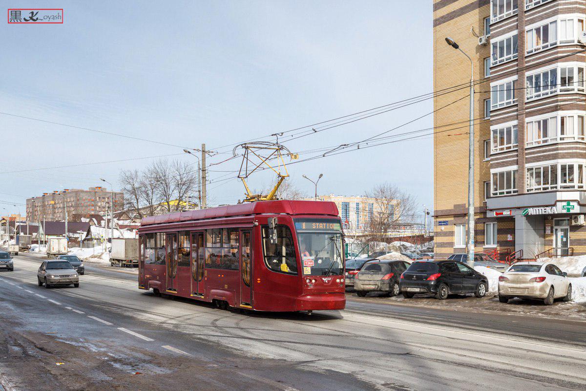 Трамвайные вагоны 71-623-02.02, решение о закупке которых вместо не подошедшего 71-409 приняли в Волгограде, успешно эксплуатируются в Казани с 2017 года