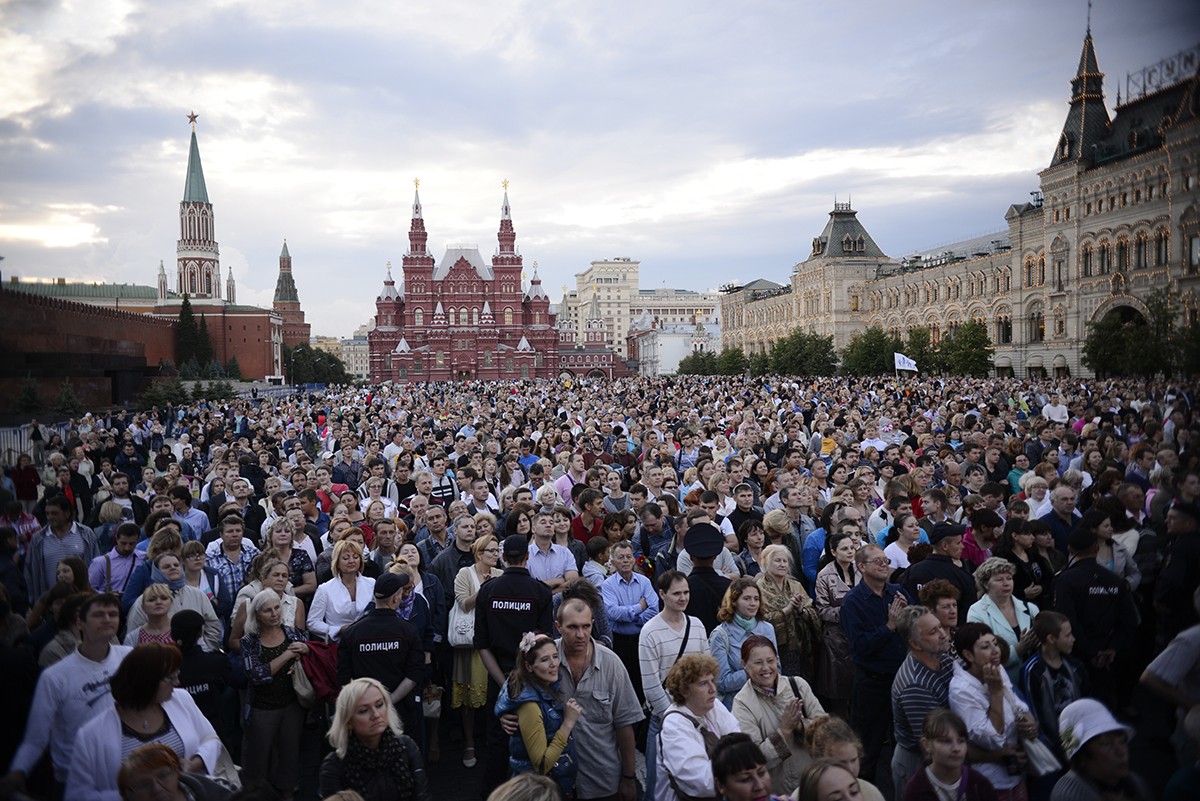 На Красной площади концертом отметили 1025-летие крещения Руси