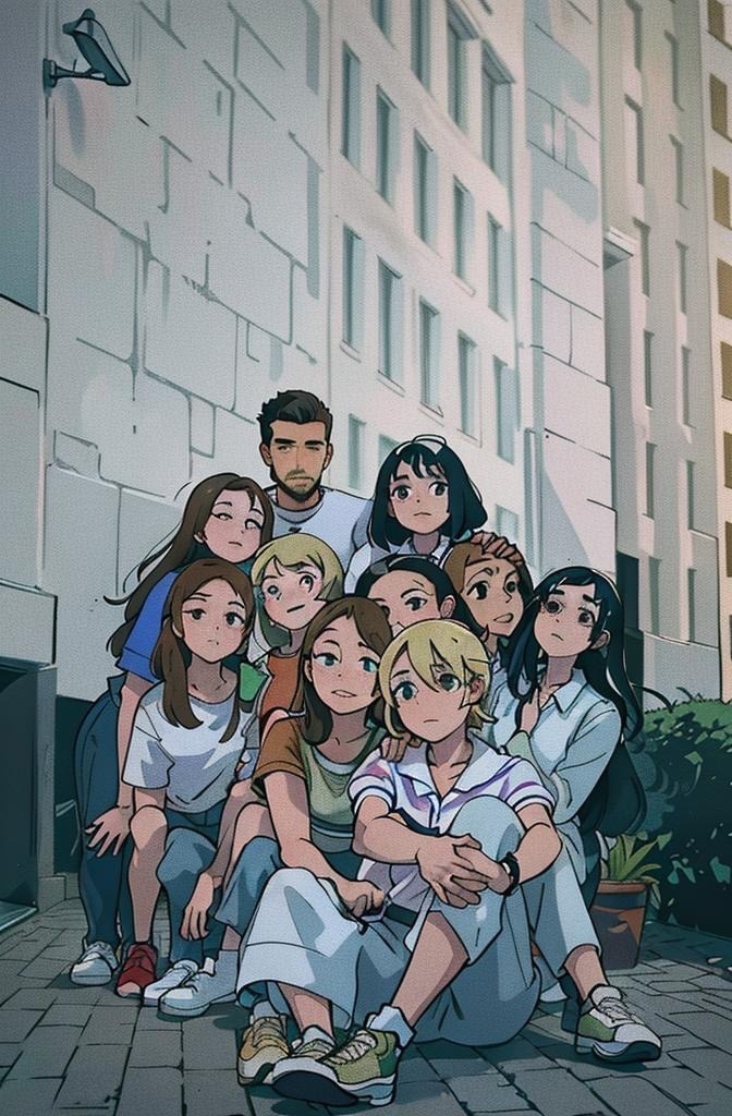 Пример фото, обработанного в стиле аниме.