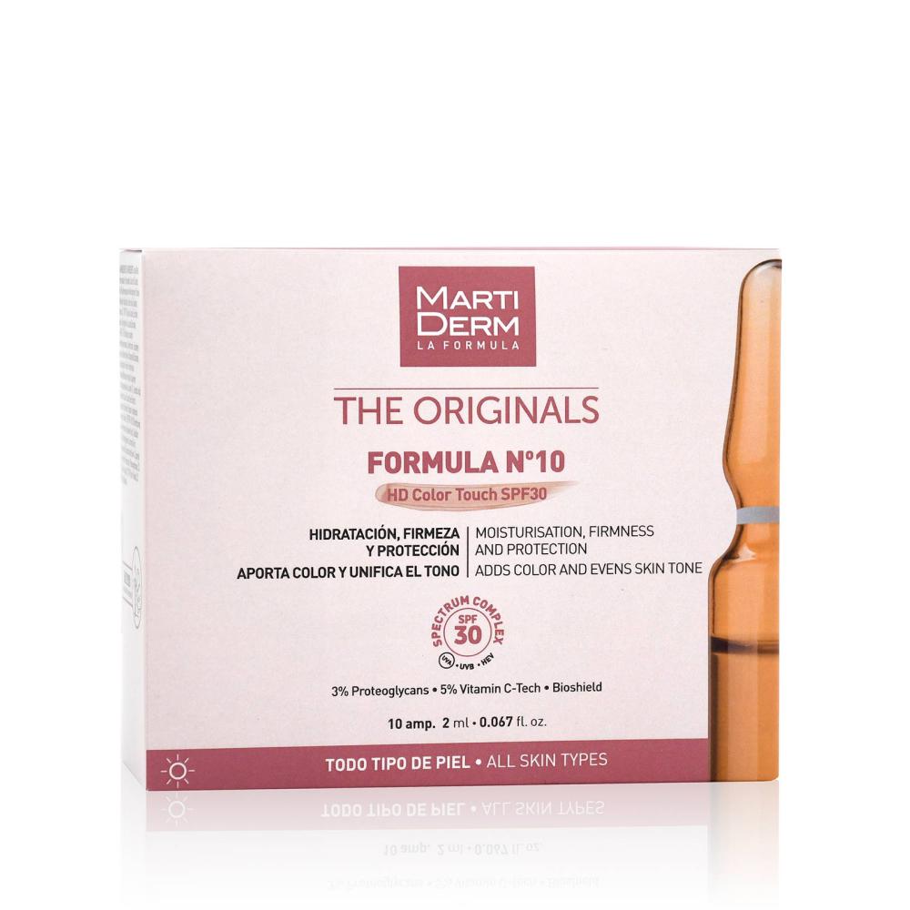 Ампулы The Originals Formula № 10 HD Color Touch SPF 30, MartiDerm