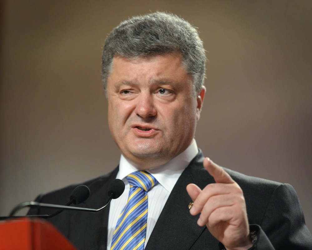 Лидирующий кандидат на выборах президента Украины Петр Порошенко 
