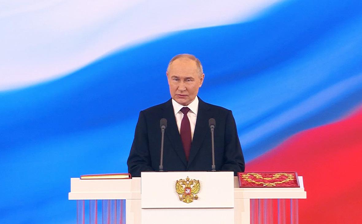 Путин завершил инаугурационную речь словами вместе  победим