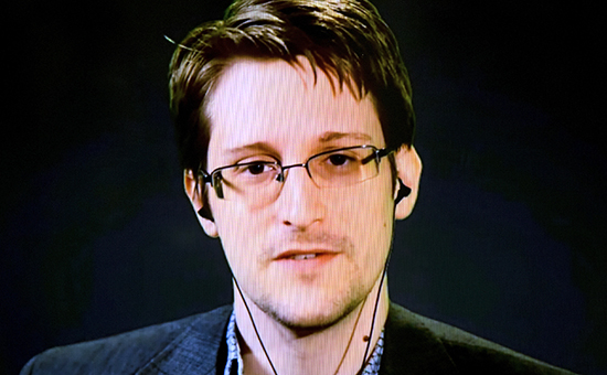 Бывший сотрудник АНБ Эдвард Сноуден. Снимок с экрана, 2015 год




