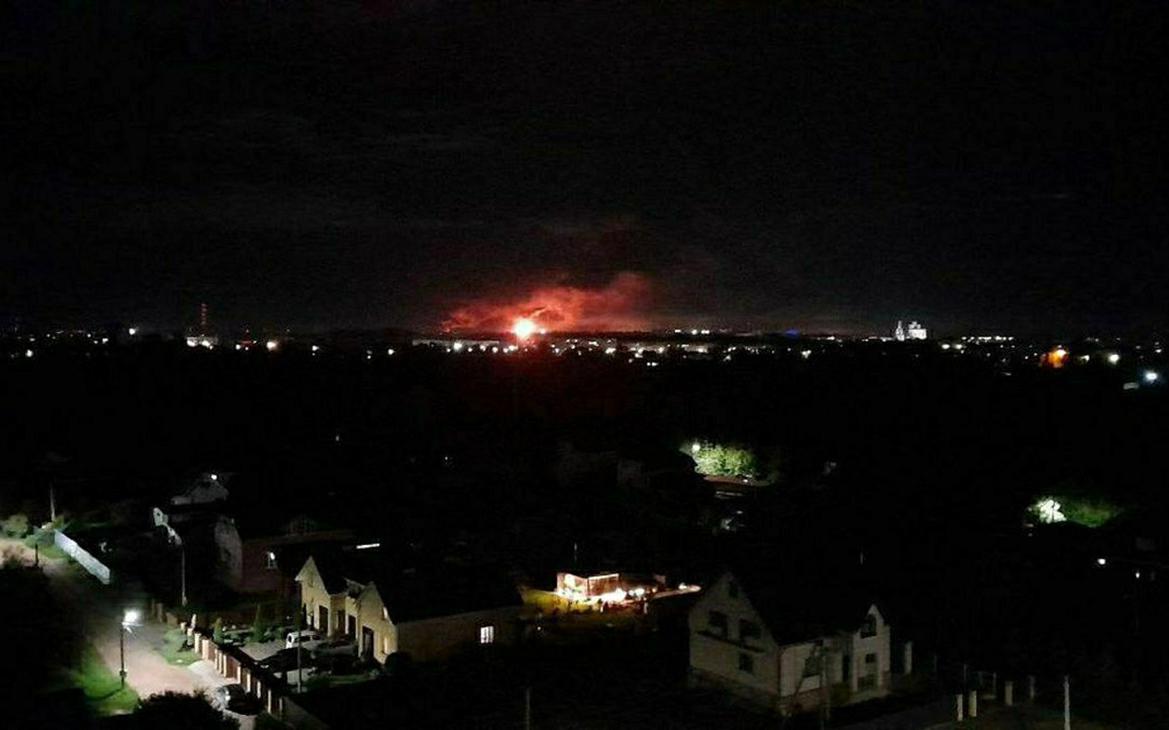 В районе аэропорта в Пскове раздались взрывы
