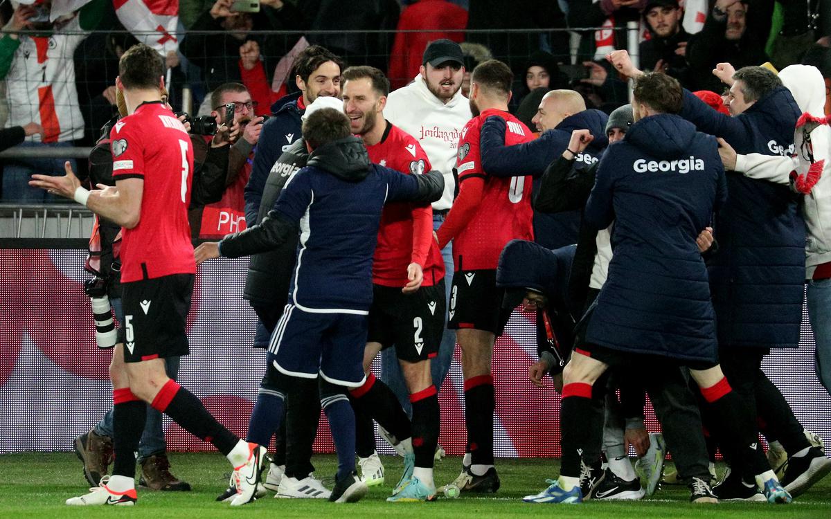 Футболистам сборной Грузии вручат ордена Чести за выход на Евро-2024