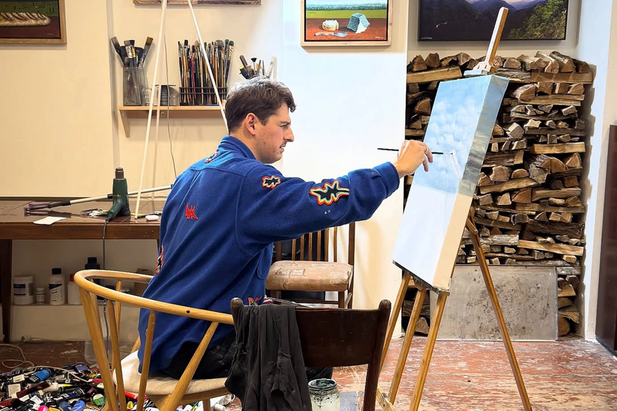 Художник Антон Тотибадзе — о картине на обложке книги «Время вина»