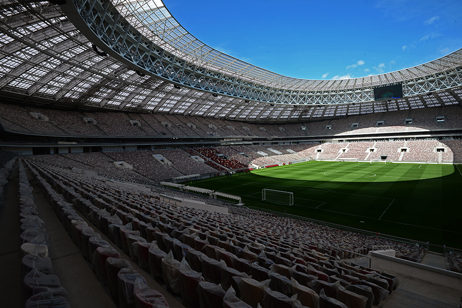Новая реконструкция стадиона &laquo;Лужники&raquo; началась в 2014 году в рамках подготовки к проведению матчей чемпионата мира по футболу 2018 года.