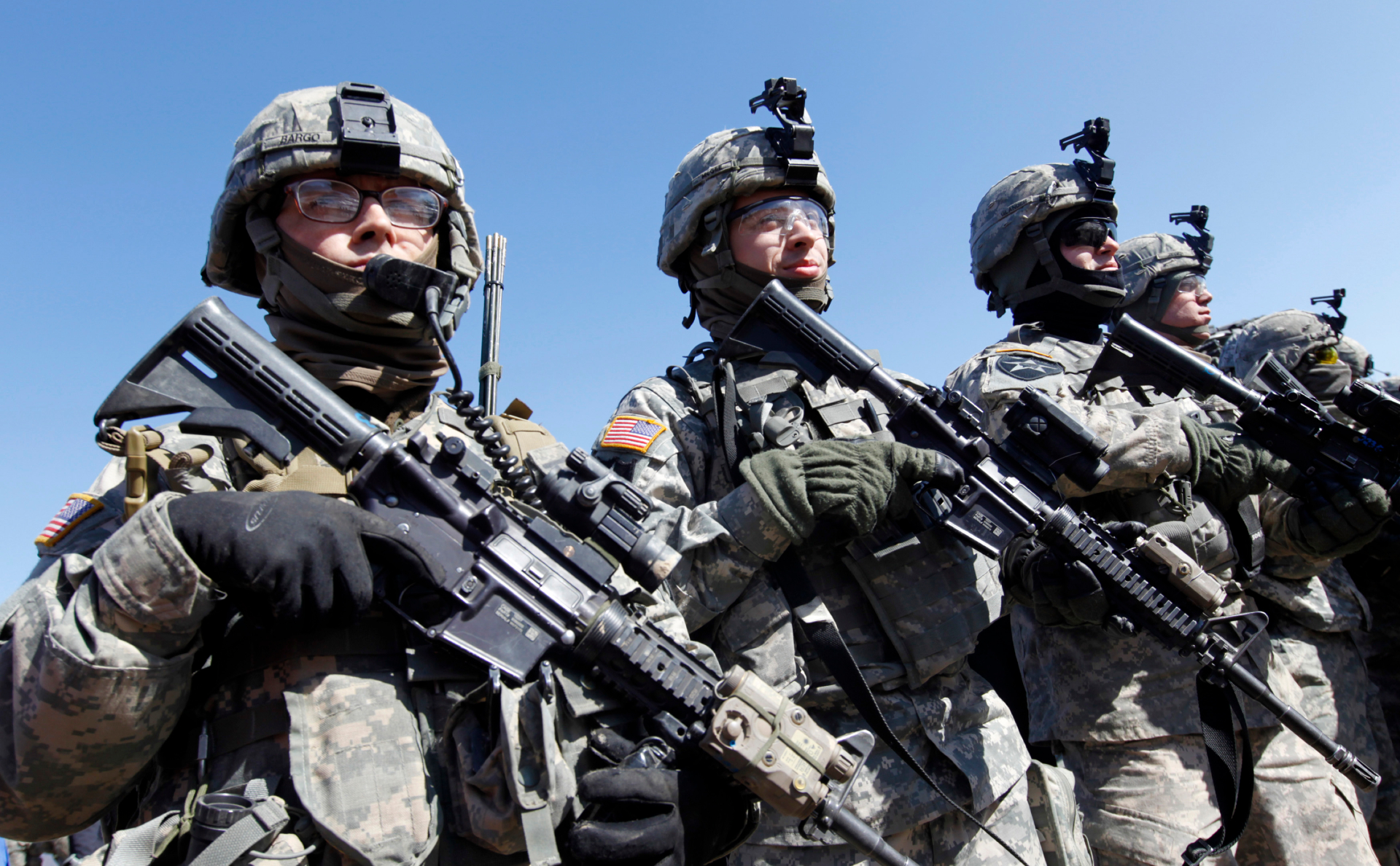 Американские военные на учениях Key Resolve в 2011 году