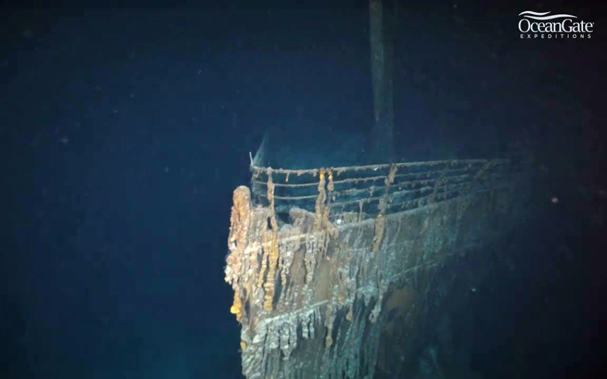 Титаник затонувший фото