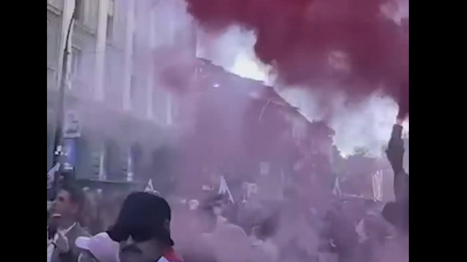 В Тбилиси начались массовые протесты на фоне выборов