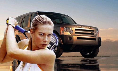 Land Rover подписал рекламный контракт с Марией Шараповой