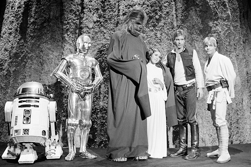Во время съемок праздничного спецвыпуска &laquo;Звездных Войн&raquo; в&nbsp;1978 году
