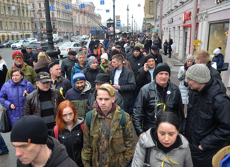 &laquo;Cвободное шествие&raquo; к&nbsp;78-му отделу полиции в&nbsp;Петербурге