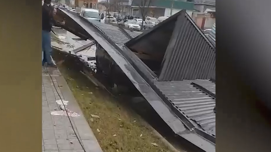 Последствия урагана в Дагестане. Видео