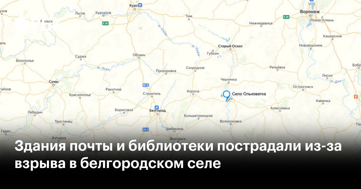 Карта белгородской области ольховатка