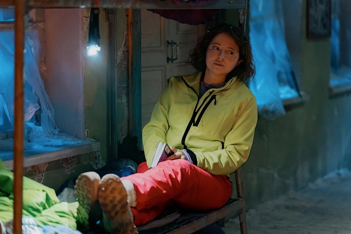 Фото со съемок фильма «Вершина»