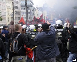 Массовые беспорядки в Берлине закончились взрывом