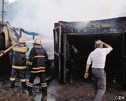 Третий пожар за месяц на складе в Марьиной роще