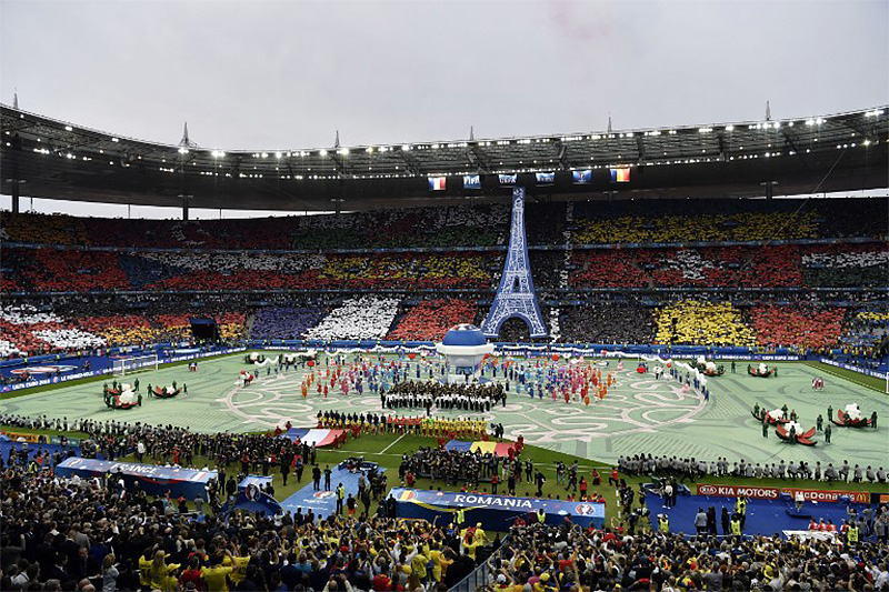 Церемония открытия чемпионата Европы по футболу на стадионе &laquo;Стад де Франс&raquo;
&nbsp;