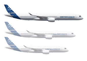 Новый самолет на&nbsp;7&nbsp;м длиннее и&nbsp;вмещает на&nbsp;40 пассажиров больше, чем&nbsp;A350-900



