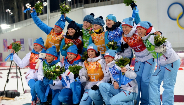 Российские биатлонистки в составе Ольги Зайцевой, Ольги Вилухиной, Яны Романовой и Екатерины Шумиловой стали серебряными призерами Олимпиады. А победили украинские биатлонистки, им эта победа была очень-очень нужна.