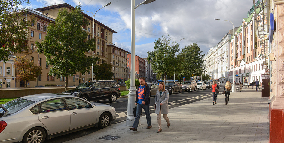 Никитский бульвар в Москве
