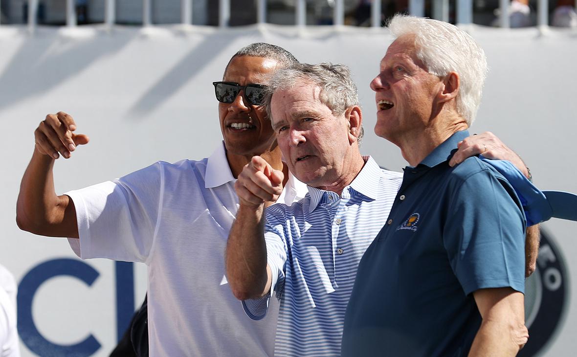 Барак Обама, Джордж Буш и Билл Клинтон