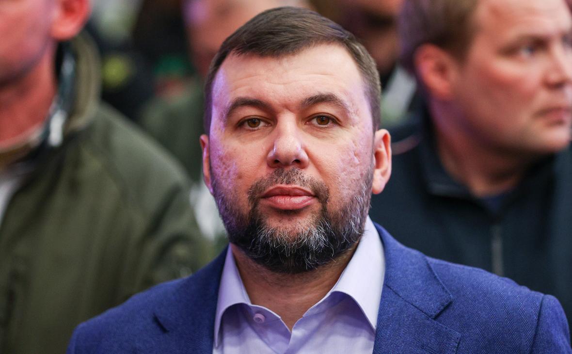 Временно исполняющий обязанности главы Донецкой народной республики Денис Пушилин