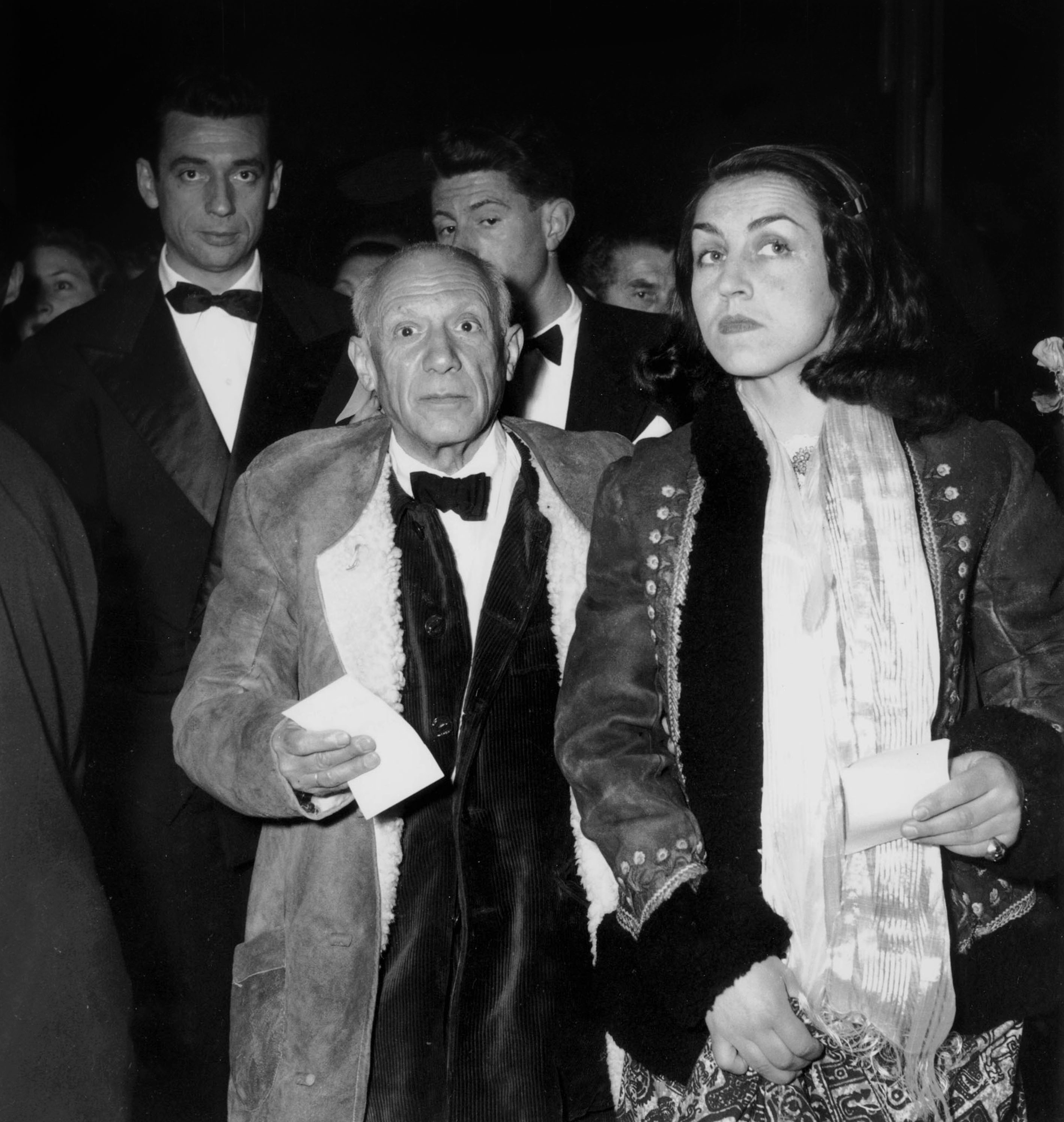 Пабло Пикассо и Франсуаза Жило