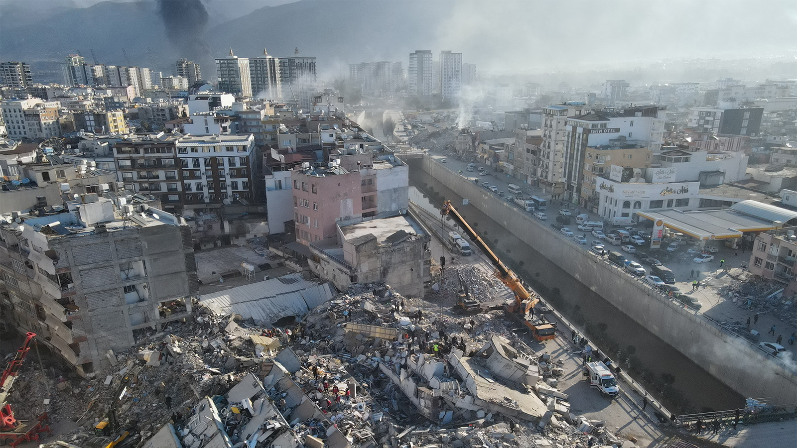 <p>Последствия землетрясения в Турции 6 февраля 2023 года</p>
