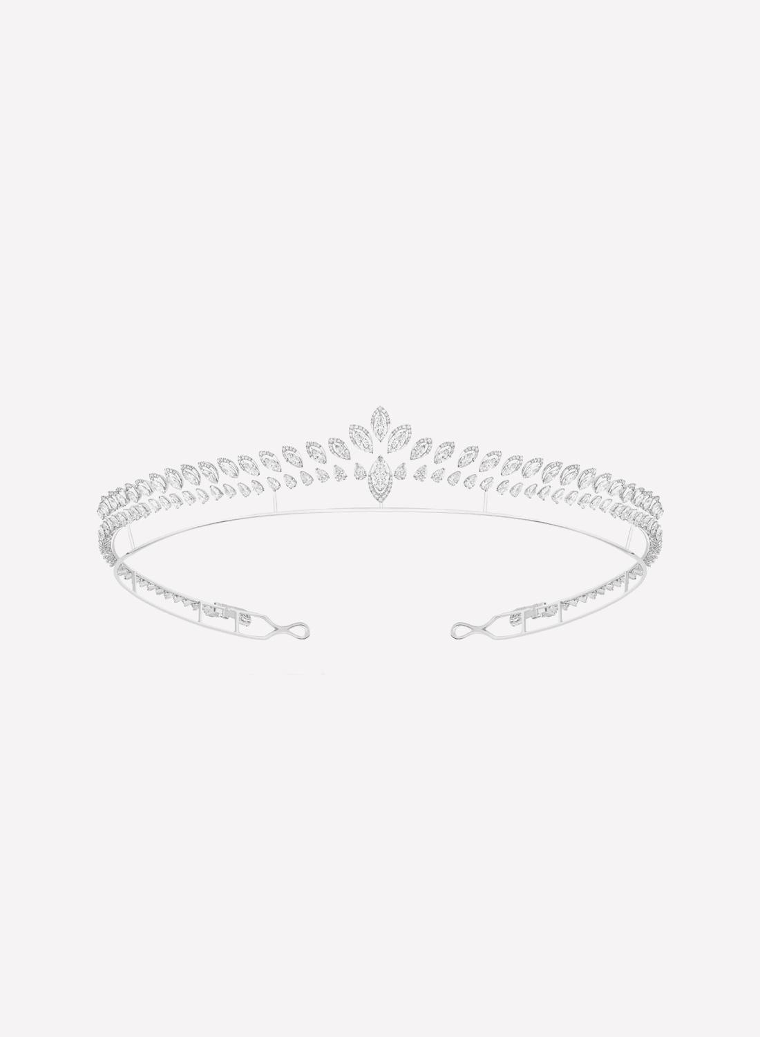 Тиара Diamond Catcher, белое золото, бриллианты, Messika (Mercury)