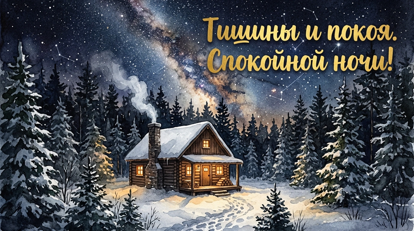 Открытки «Спокойной ночи!» для родных и любимых: 25 уютных картинок