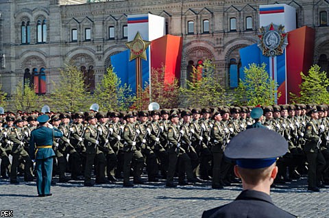 Репетиция парада Победы в Москве