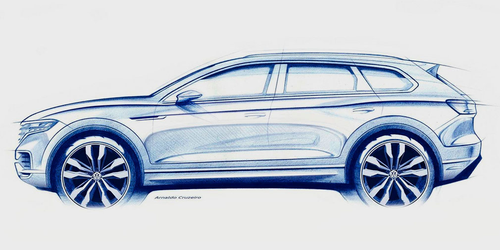 Volkswagen анонсировал Touareg нового поколения