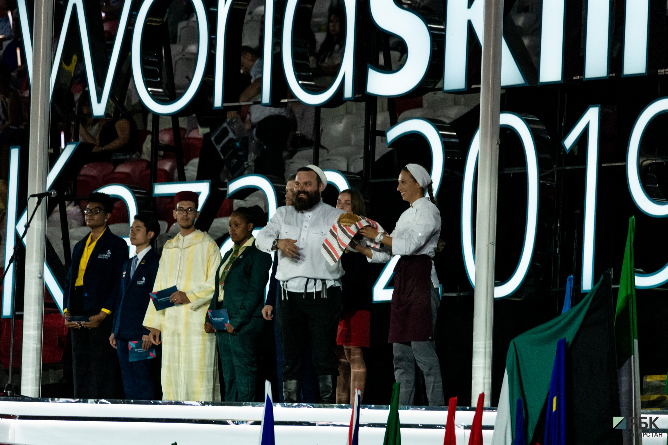 Церемония открытия WorldSkills в Казани. Фоторепортаж