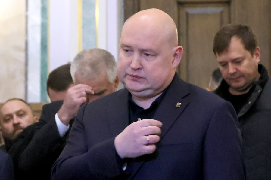 Губернатор Севастополя Михаил Развожаев (на первом плане)