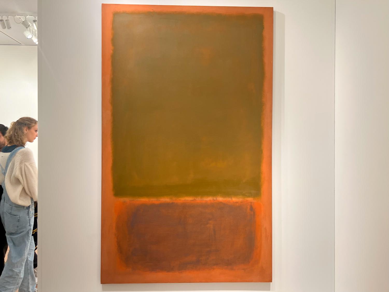 Mark Rothko, &laquo;Olive Over Red&raquo;, 1956. Pace Gallery